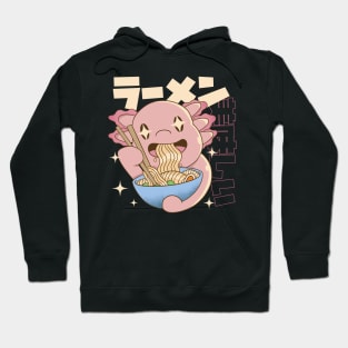 Plush Axolotl Ramen Shirt Kawaii Stuff Japanese Ramen Bowl Hoodie